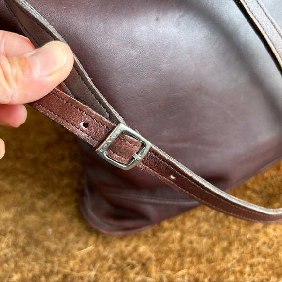 Vintage Coach Westport  brown leather bucket handbag tote Made in USA - Picture 9 of 16